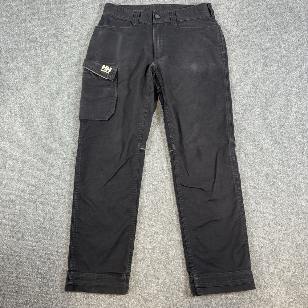 Helly Hansen Pants Womens 30x30‎ (Fits 30x28) Black Workwear Cargo Work Utility